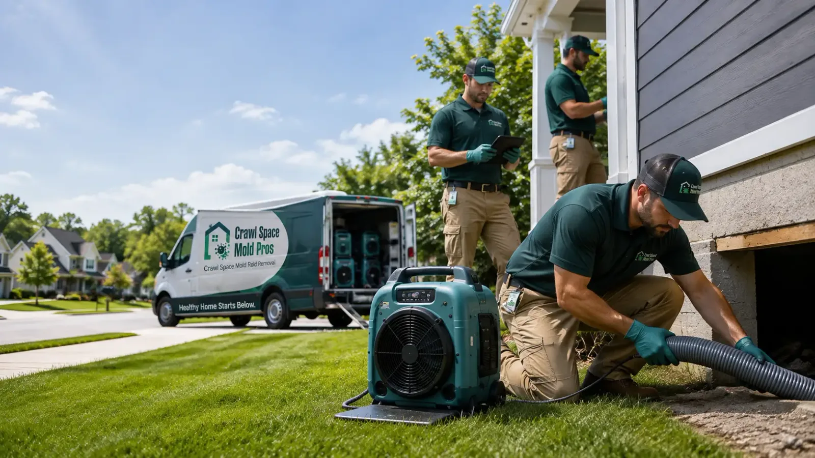 Crawl Space Mold Removal in Creston, IA